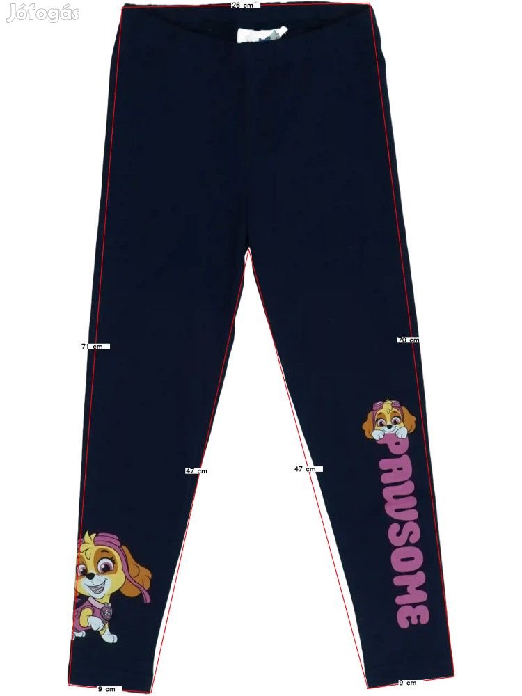 Paw Patrol Új (címkés) Lány Leggings (Méret: 98)