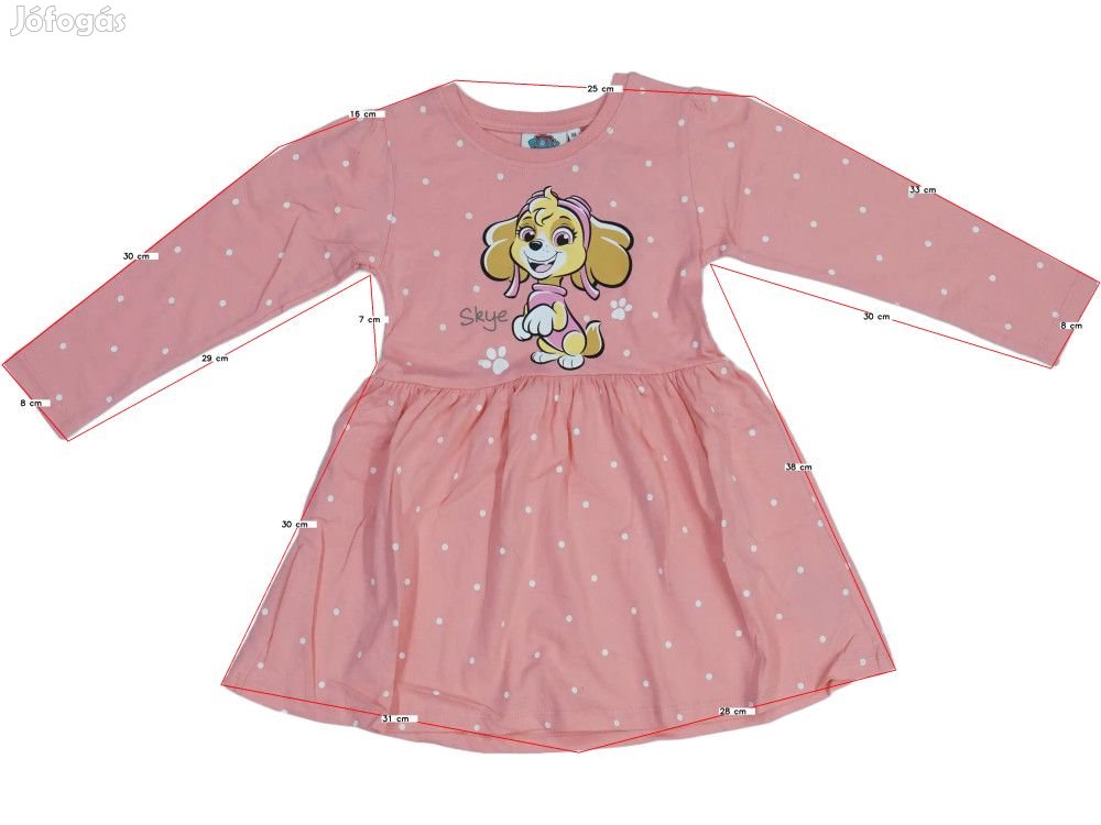 Paw Patrol Új (címkés) Lány Ruha (Méret: 104)