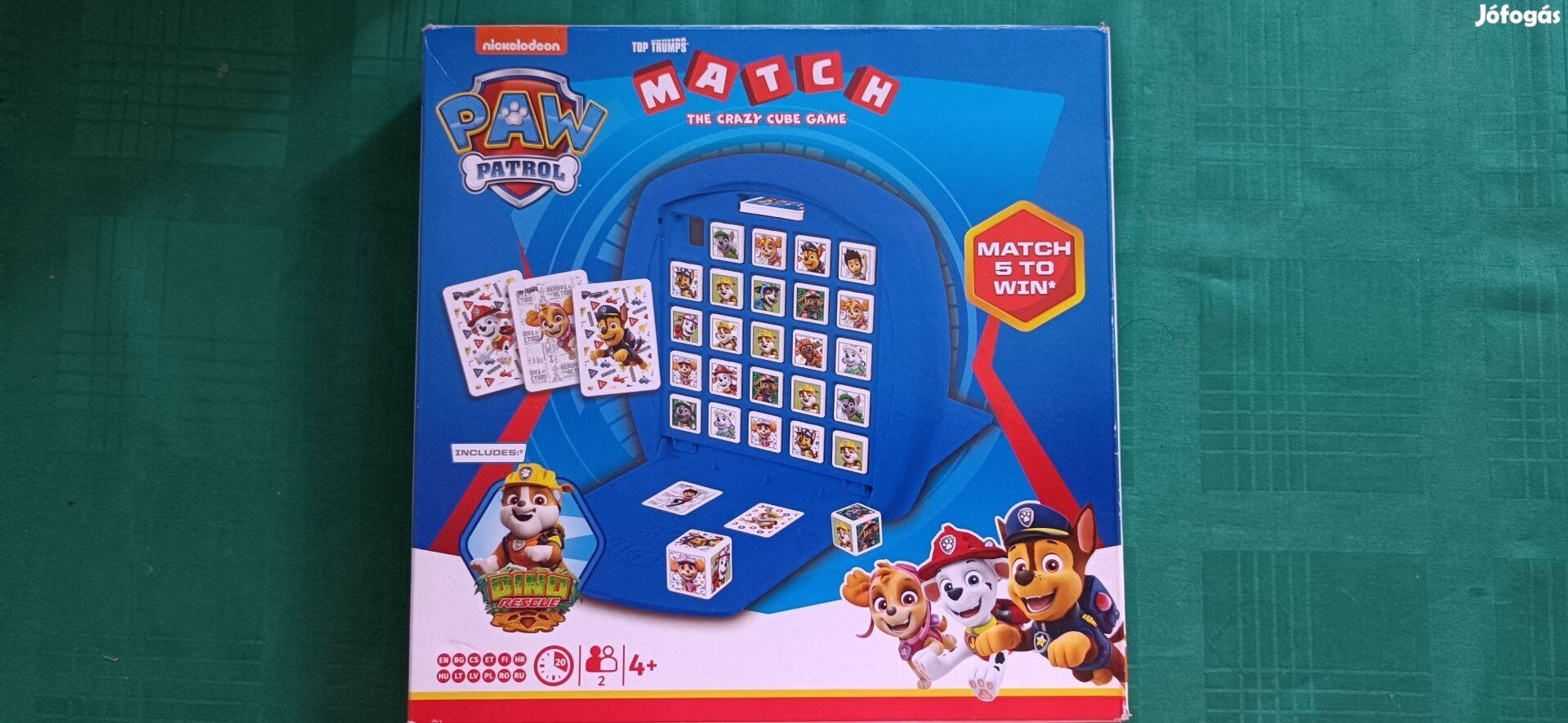 Paw Petrol Match társasjáték