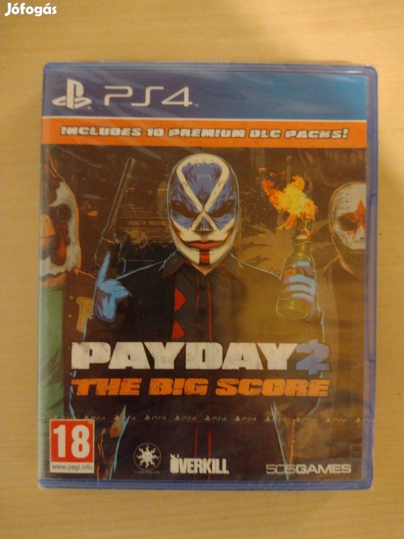 Payday 2 The Big Score ps4 játék bontatlan