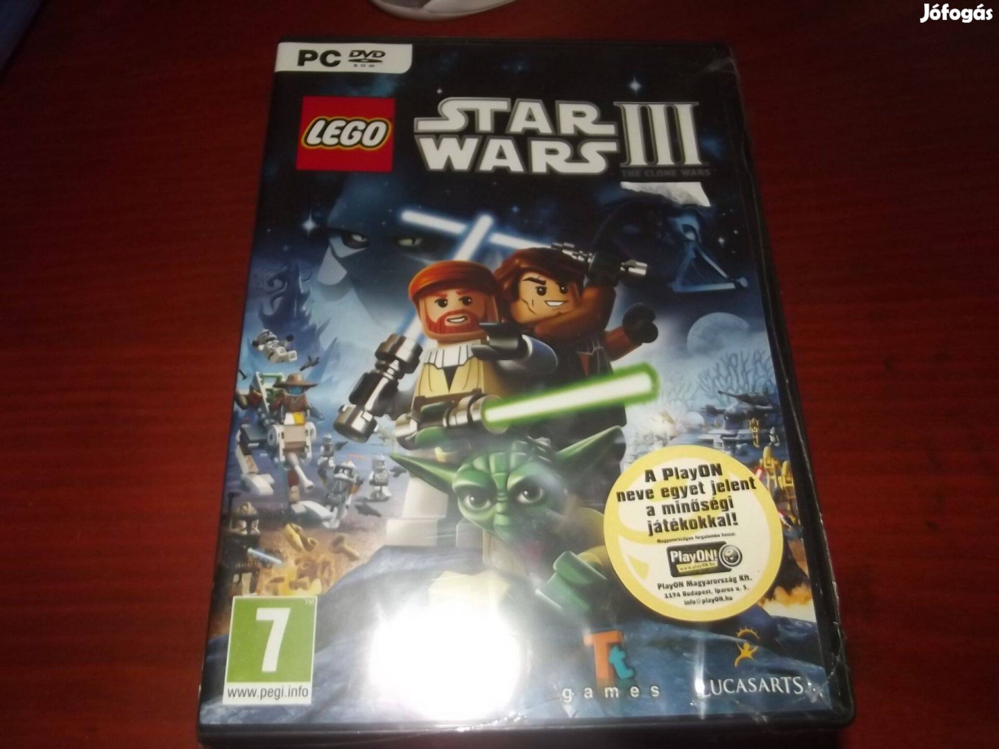 Pc-24 Pc Eredeti Játék : Lego Star Wars 3. The Clone Wars Új