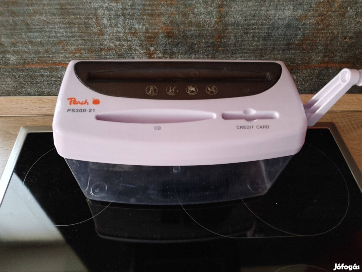Peach PS300-21 kézi irat CD bankkártya megsemmisítő