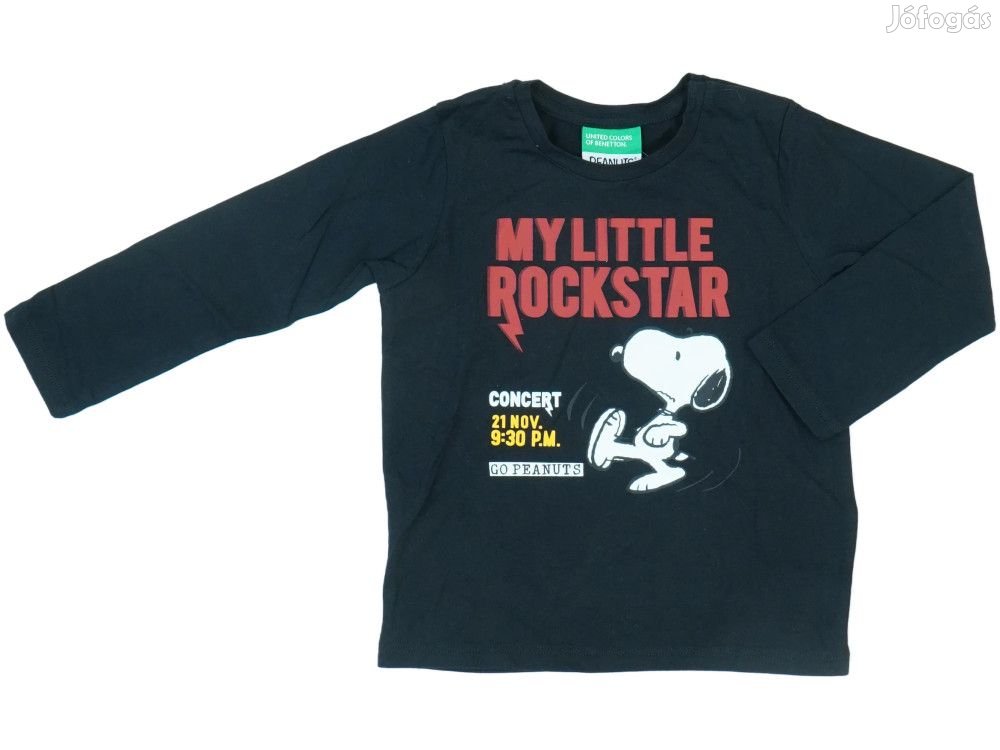 Peanuts Új (címkés) Fiú Hosszú ujjú felső (Méret: 92)
