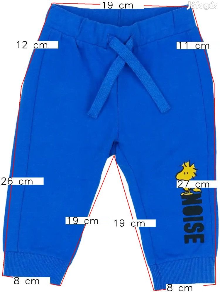 Peanuts Új (címkés) Fiú Melegítőnadrág (Méret: 68)