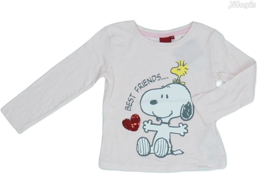 Peanuts Új (címkés) Lány Hosszú ujjú felső (Méret: 110)