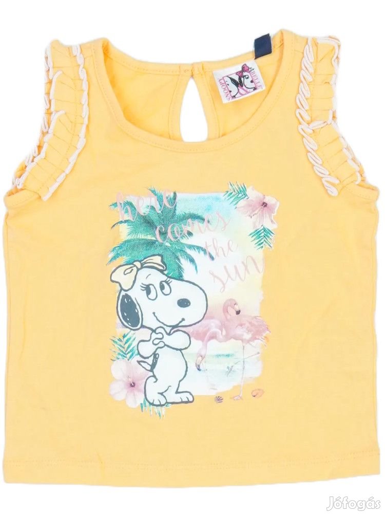 Peanuts Új (címkés) Lány Lányka / Női ujjatlan póló / top (Méret: 152)