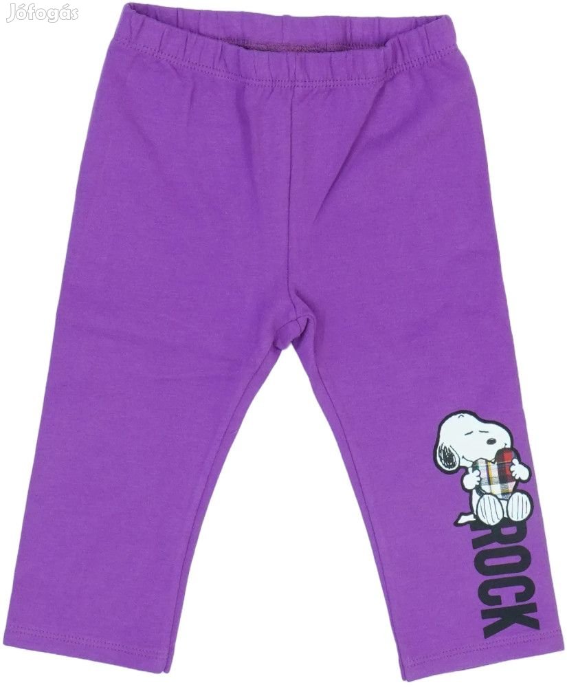 Peanuts Új (címkés) Lány Leggings (Méret: 74)