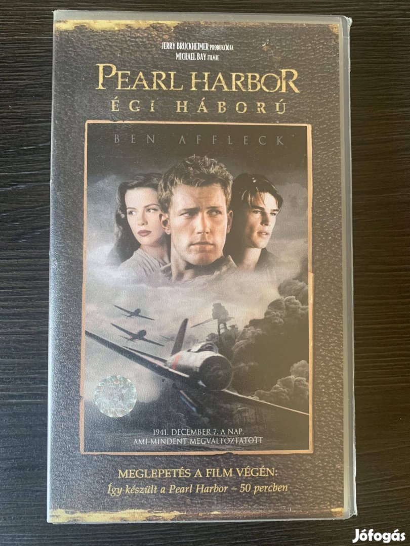 Pearl Harbor Égi háború Ben Affleck VHS Kazetta Videókazetta