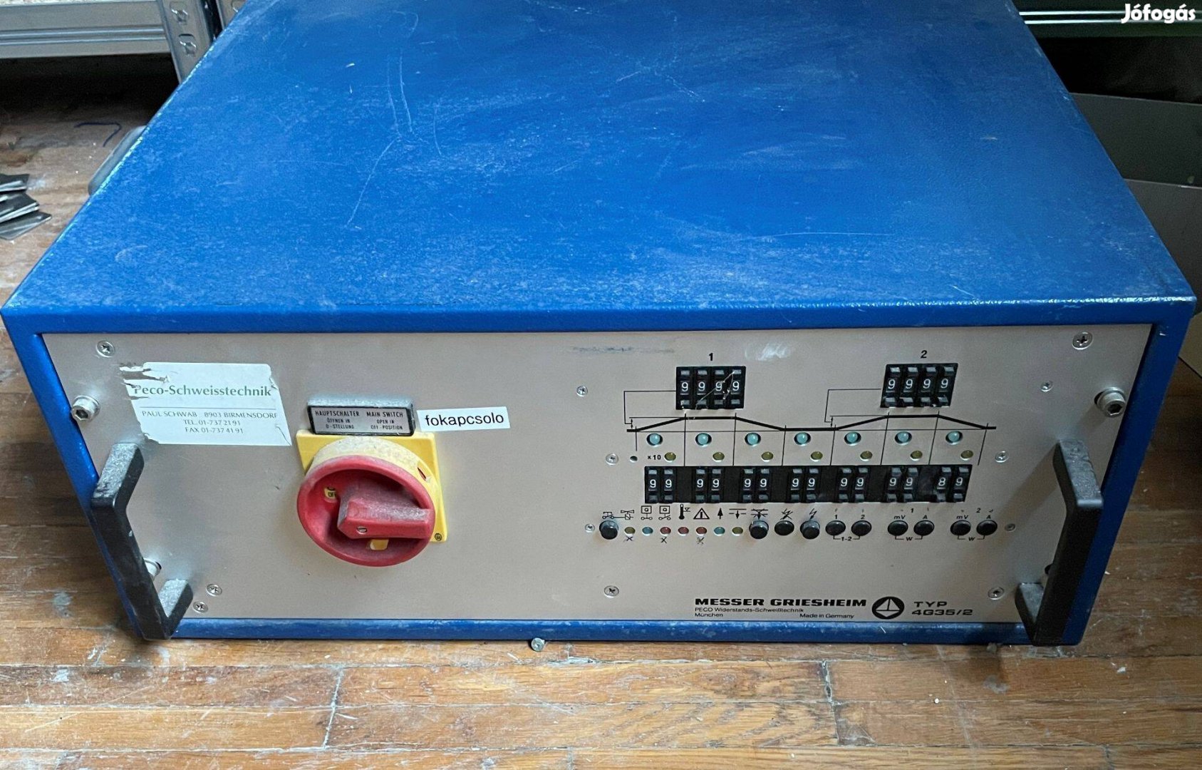 Peco Messer Griesheim 4G35-2 Weld controller