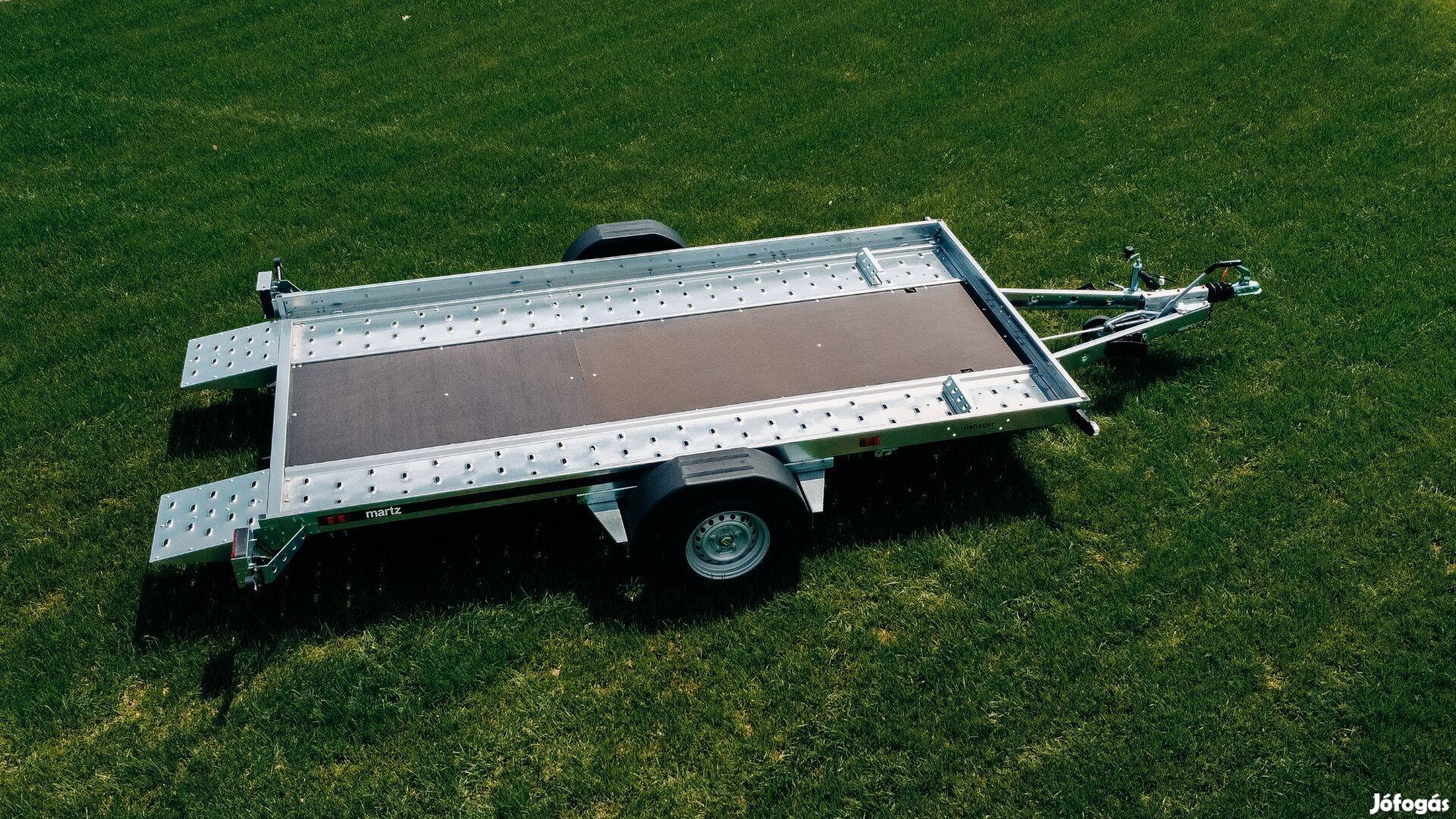 Pécsen Martz Tieflader 350 autószállító (1800kg) akciósan 1.278.000 Ft