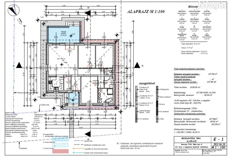 Pécstől 10 km-re újépítésű családi ház eladó