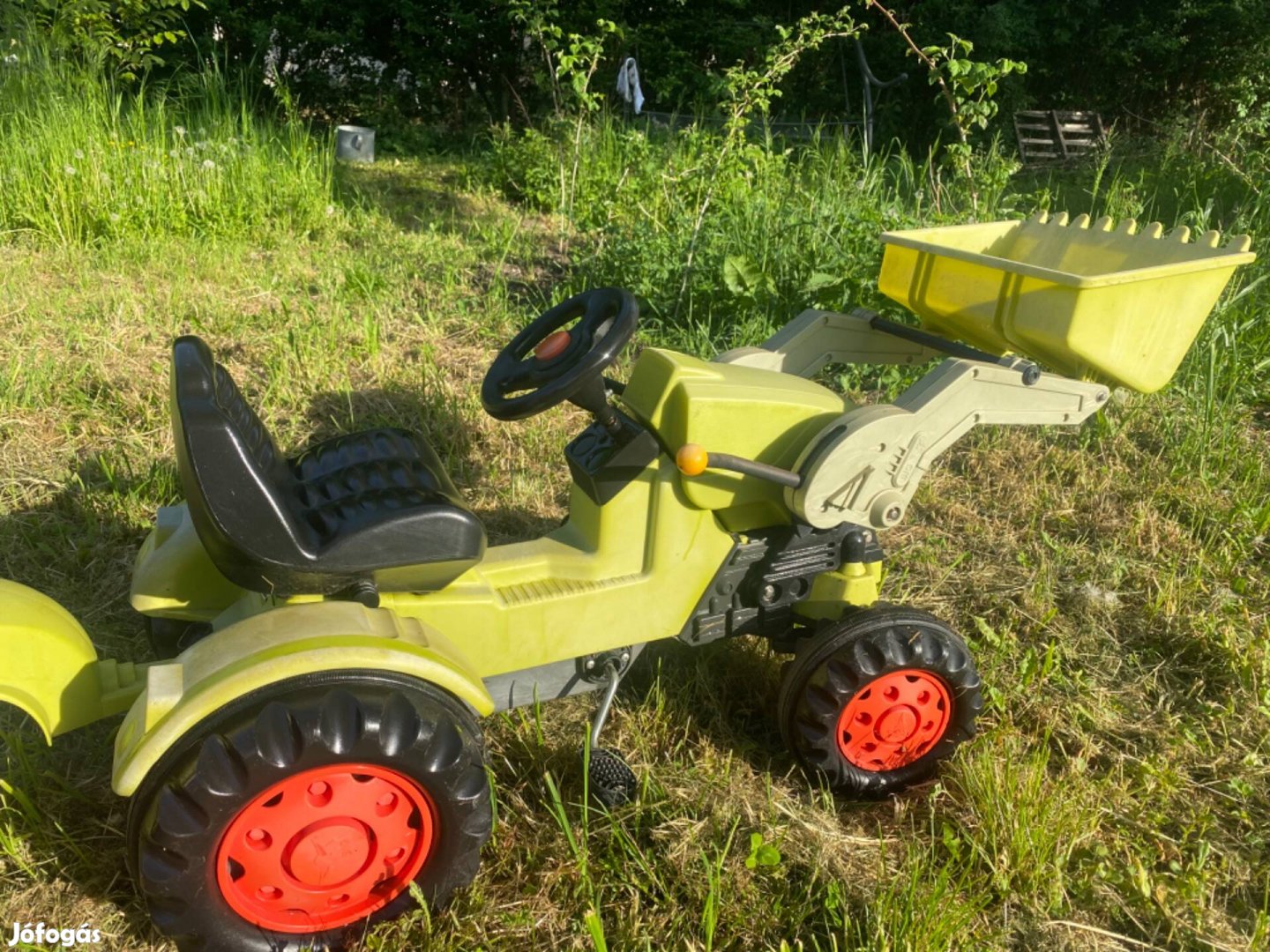 Pedalos traktor Claas Big 3-4 éves szamara