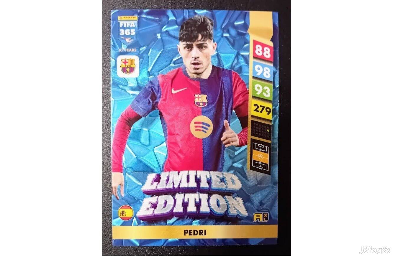 Pedri Barcelona Limited Edition focis kártya Panini FIFA 365: 2024-202