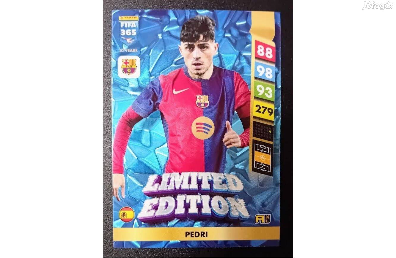 Pedri Barcelona Limited Edition focis kártya Panini FIFA