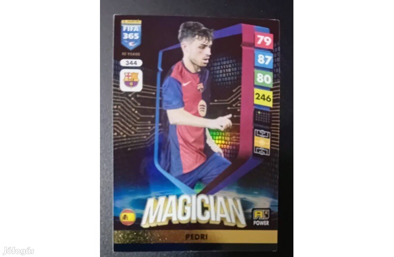 Pedri Barcelona Magician focis kártya Panini FIFA 365: 2024-2025