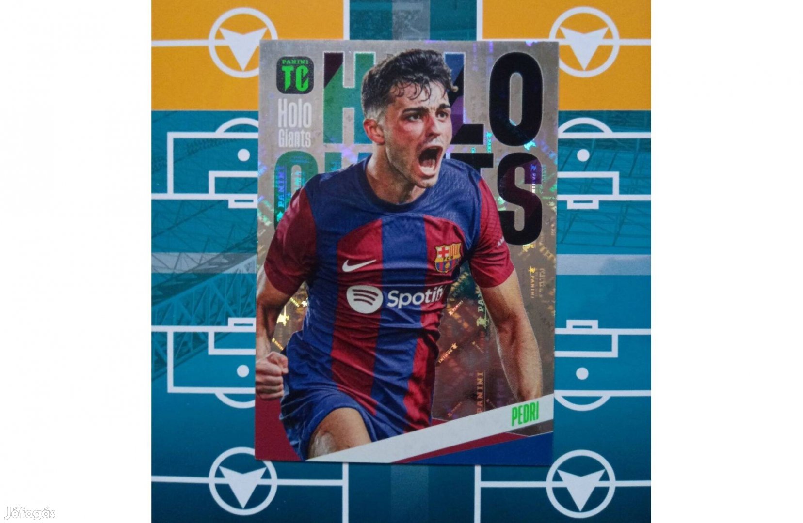 Pedri Holo Giant Top Class 2024 focis kártya