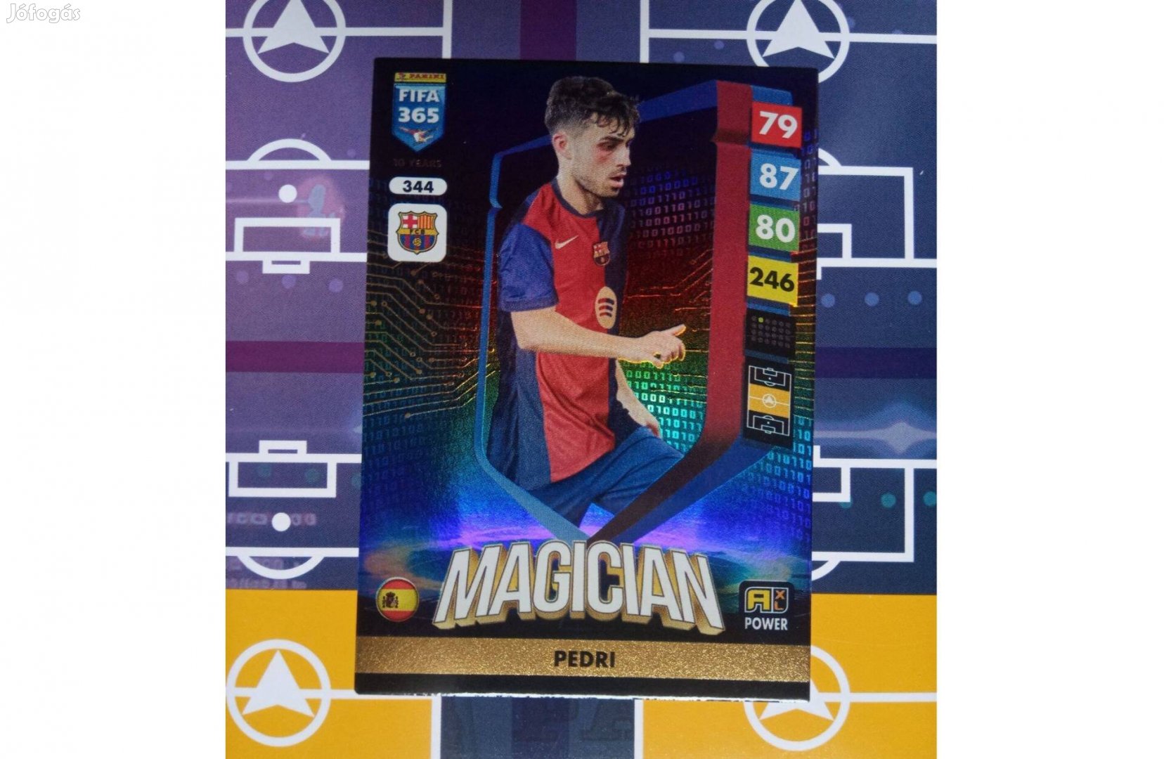 Pedri (Barcelona) Panini Fifa 365 2025 Magician kártya