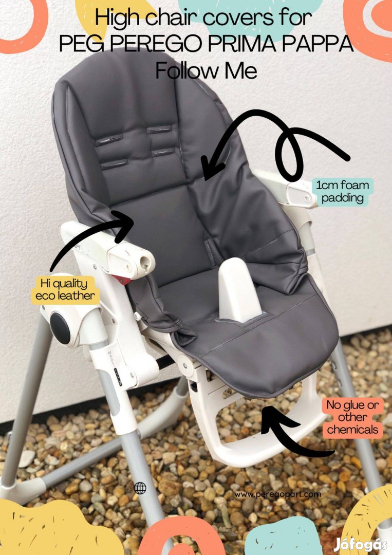 Peg Perego Prima Pappa Follow Me etetőszékre utángyárotott huzat eladó