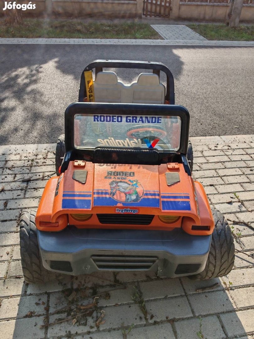 Peg Perego Rodeo Grande 12 V elektromos terepjáró új akkumulátorral 