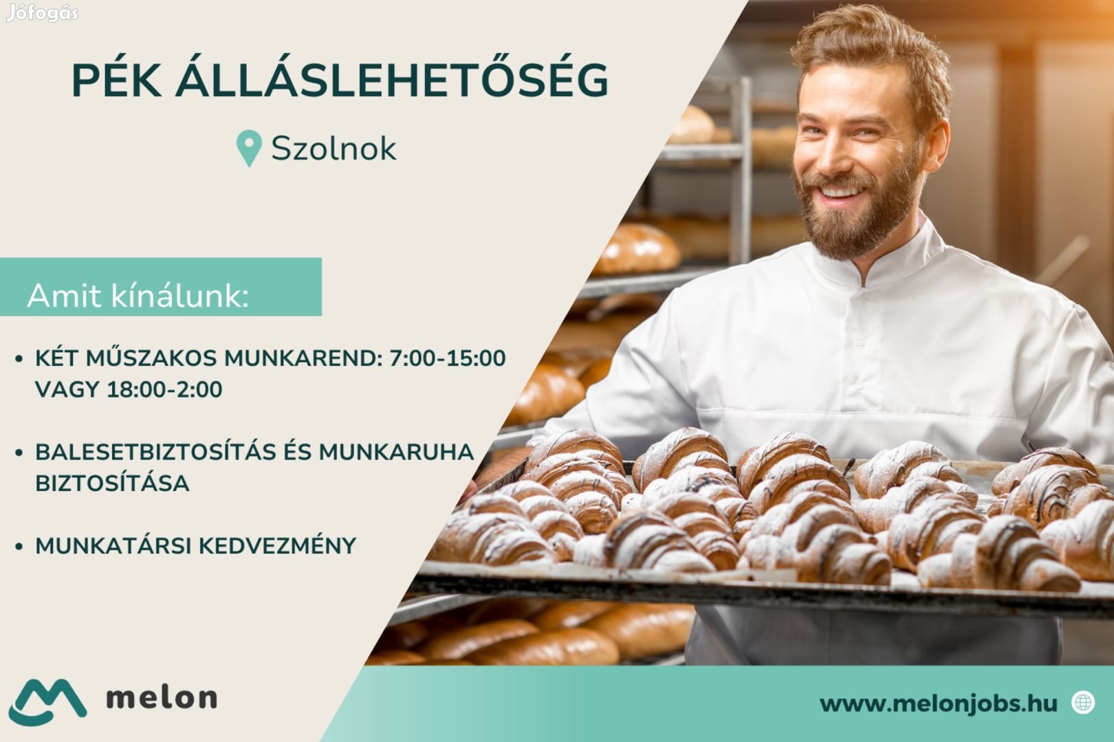 Pék álláslehetőség