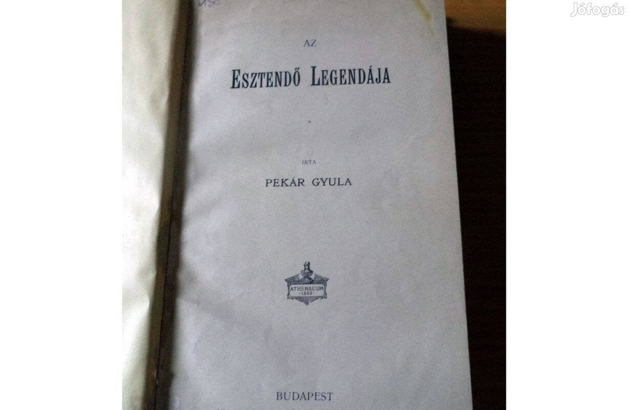 Pekár Gyula: Az esztendő legendája