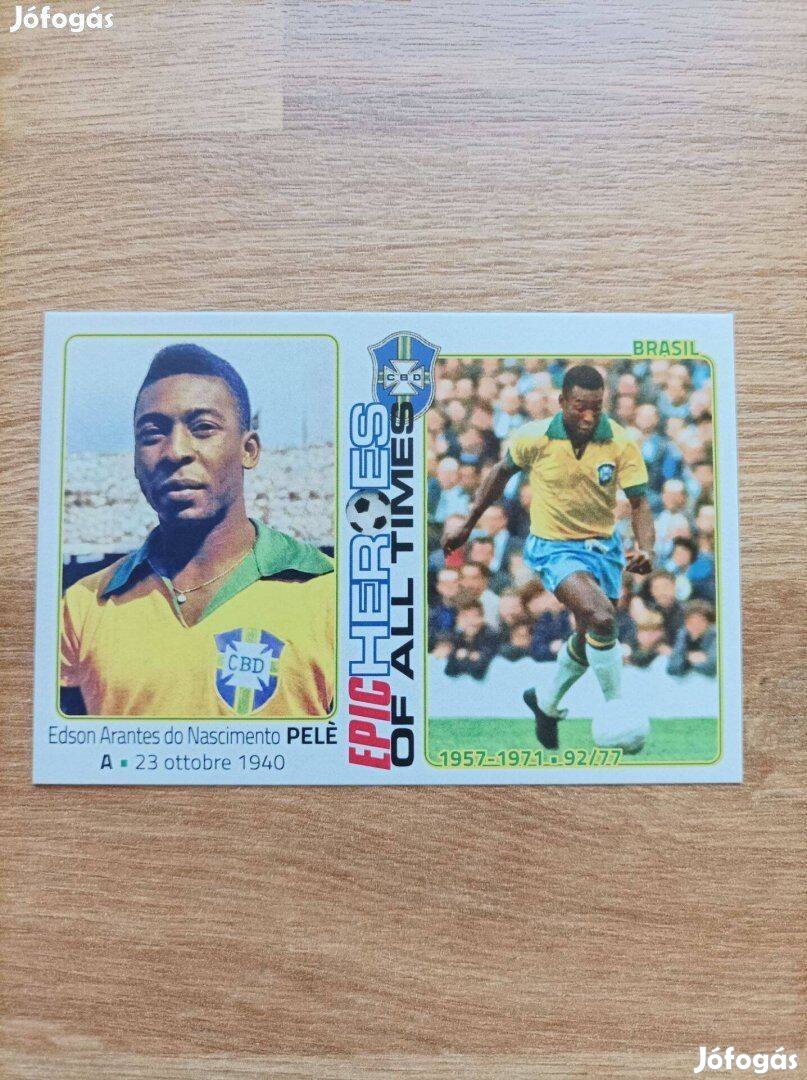 Pelé Brazil focikártya