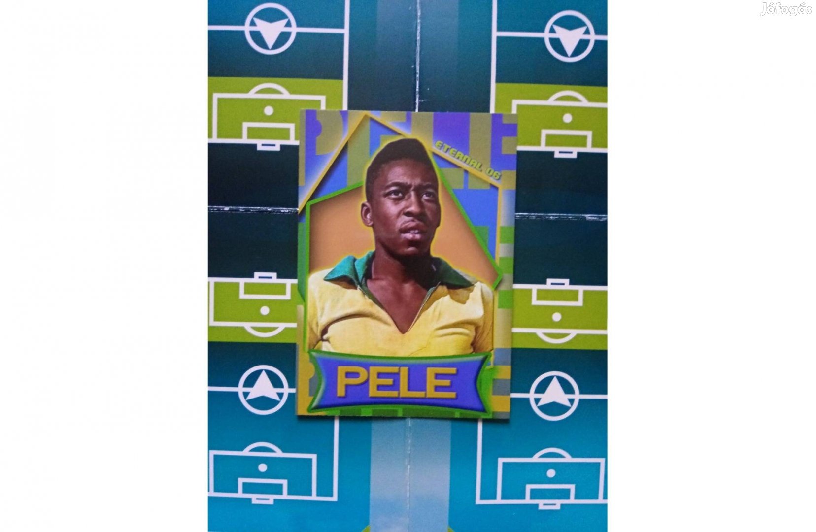 Pelé (Brazília) rajongói focis kártya