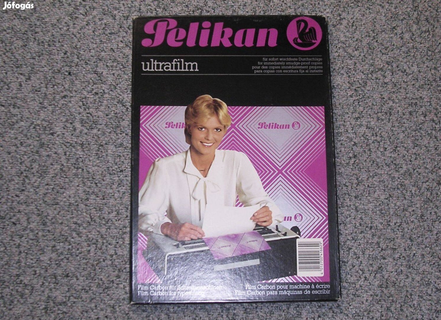 Pelikan indigó (szénpapír). Új