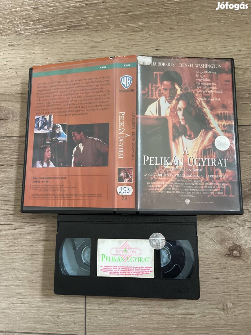 Pelikán ügyirat vhs 