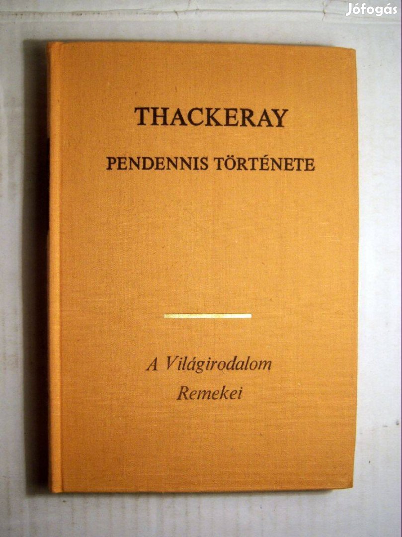 Pendennis Története I-II. (Thackeray) 1972 (foltmentes) 10kép+tartalom