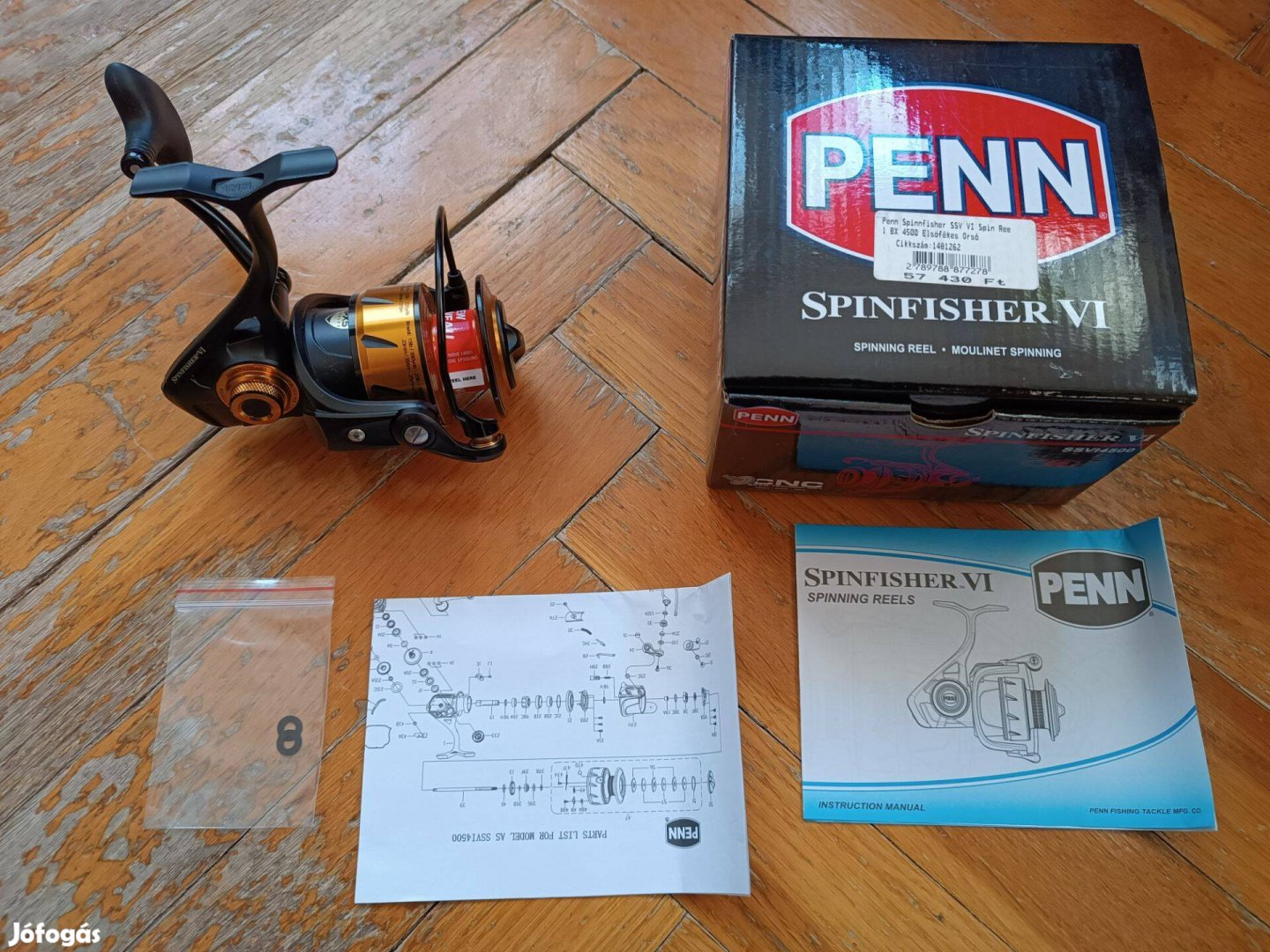 Penn Spinfisher 4500 VI tengeri pergető orsó eladó