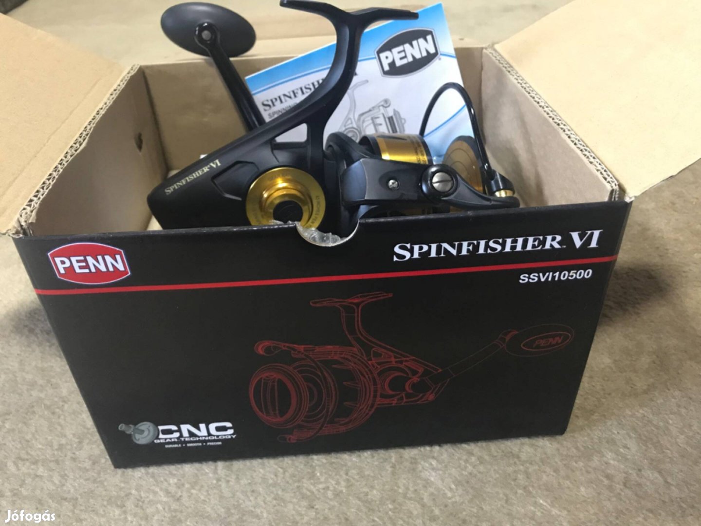 Penn Spinfisher VI Spinning 10500 Elsőfékes Harcsázó Orsó