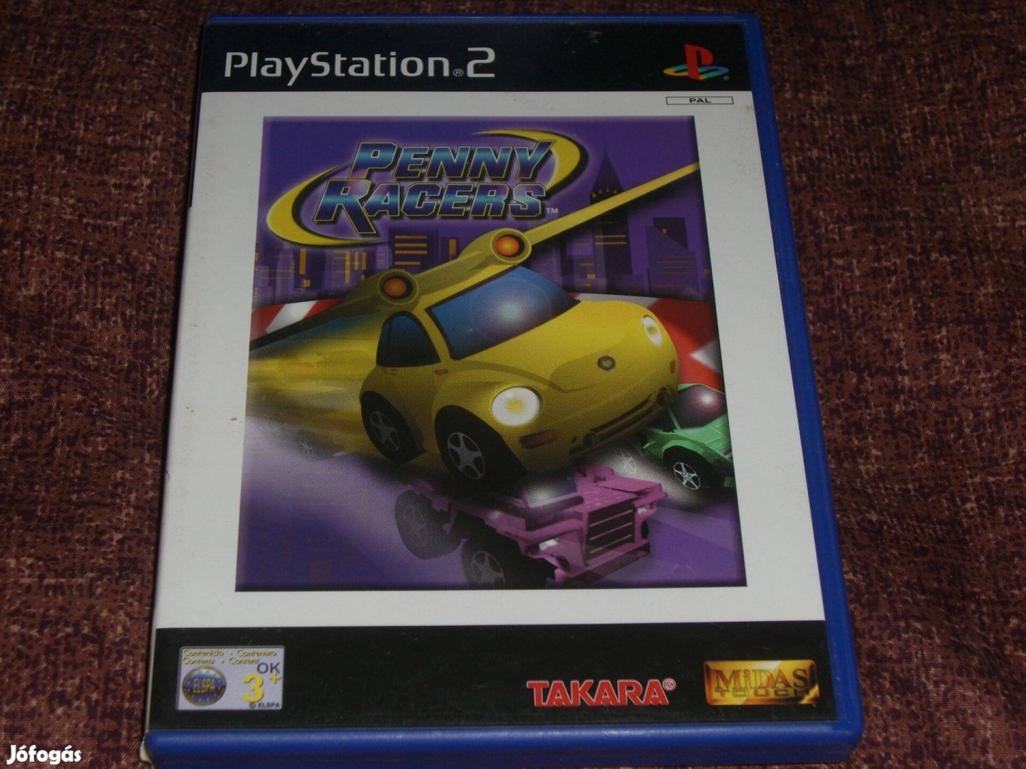 Penny Racers Playstation 2 eredeti lemez ( 2500 Ft )