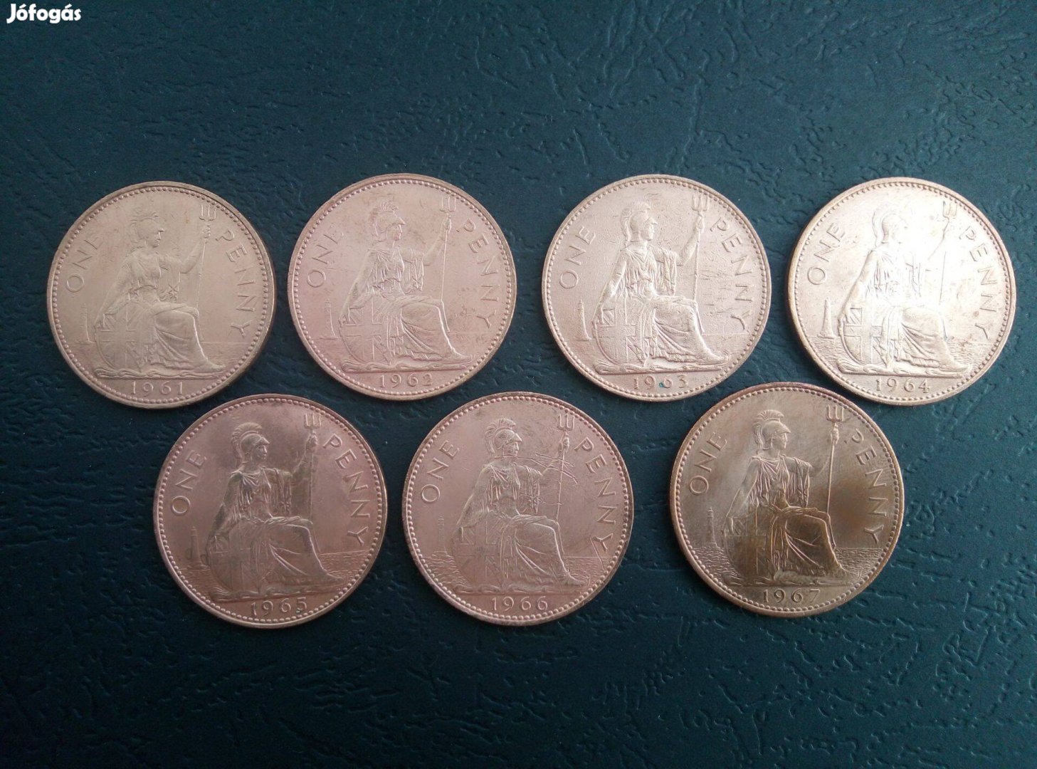 Penny sor 1961-1967 Egyesült Királyság, II. Erzsébet
