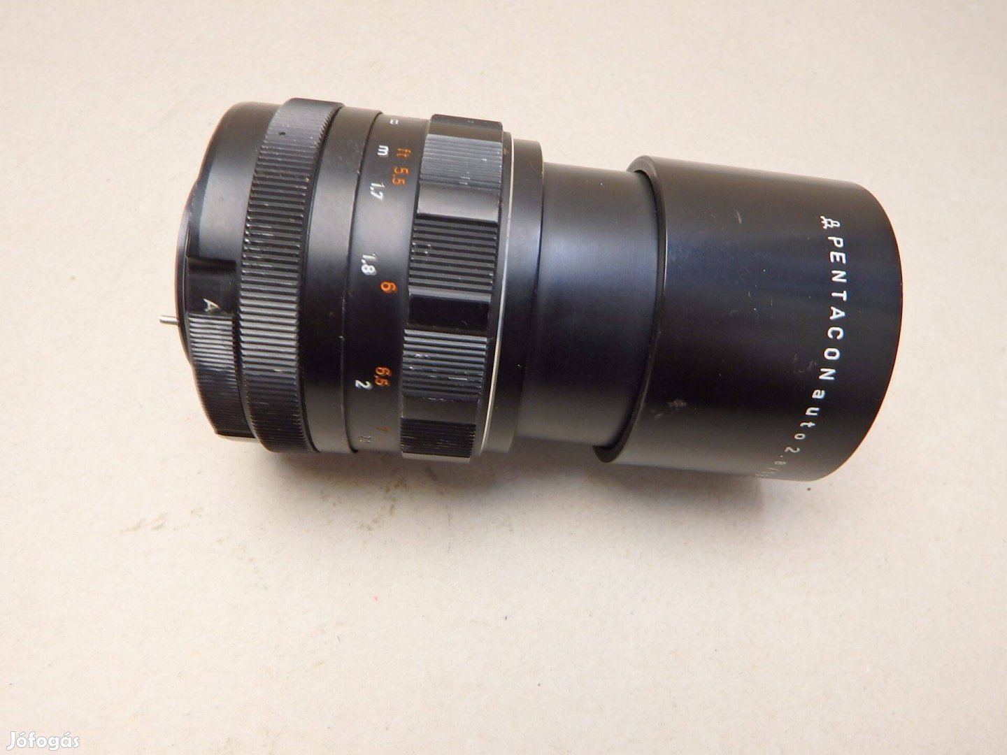 Pentacon 135 MM 2,8 Fényképezőgép Objektív Menetes Csatlakozással