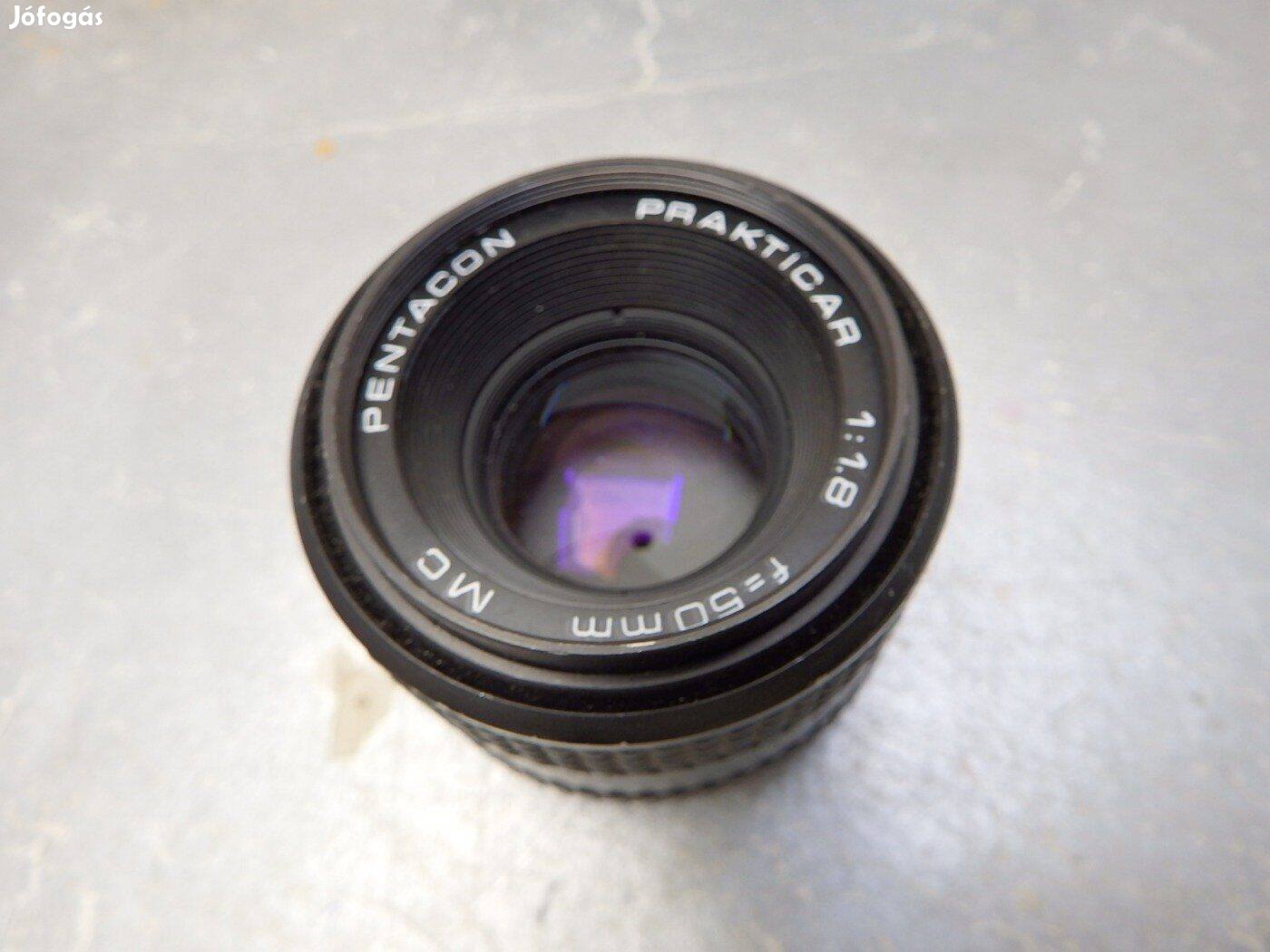 Pentacon Prakticar 50 MM Fényképezőgép Objektív Praktica Bajonettel