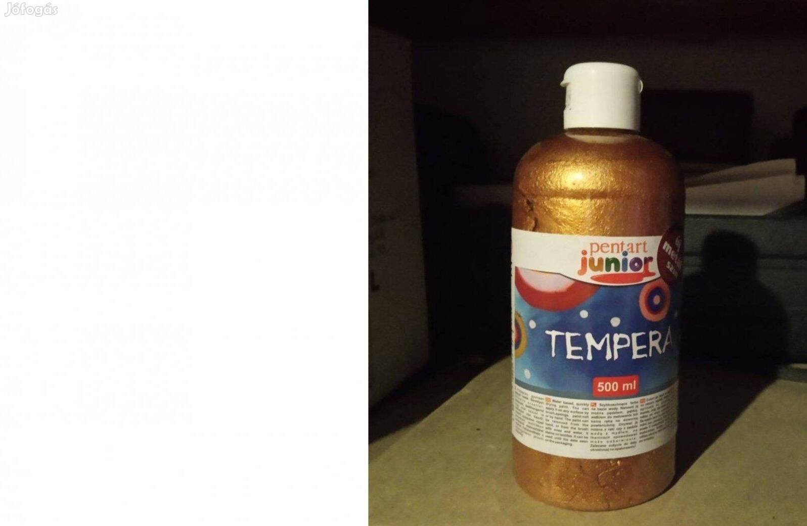 Pentart Junior bronz színű tempera 500 ml-es kiszerelésben