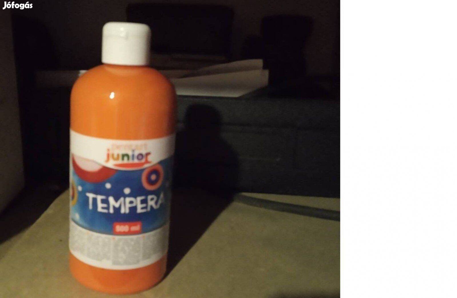 Pentart Junior narancs színű tempera 500 ml-es flakonos kiszerelésben