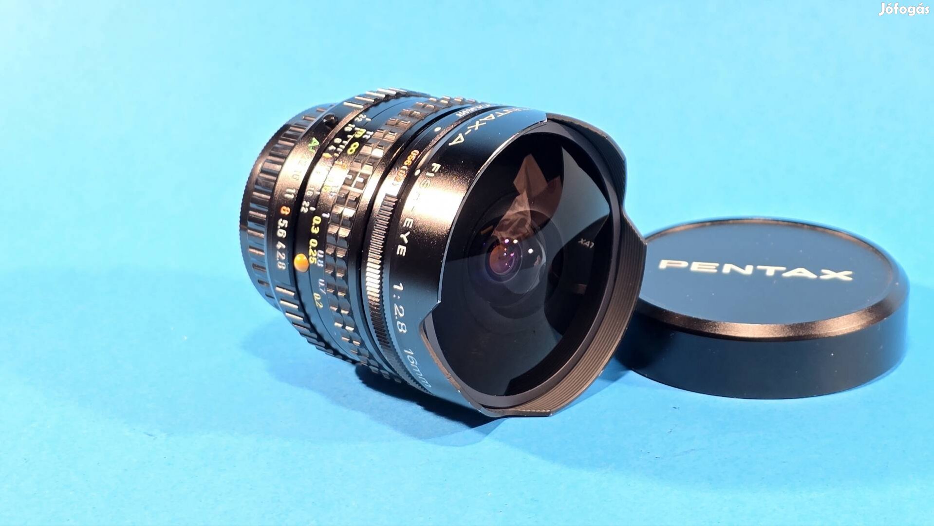 Pentax A 2.8/16mm fish-eye objektív 16mm