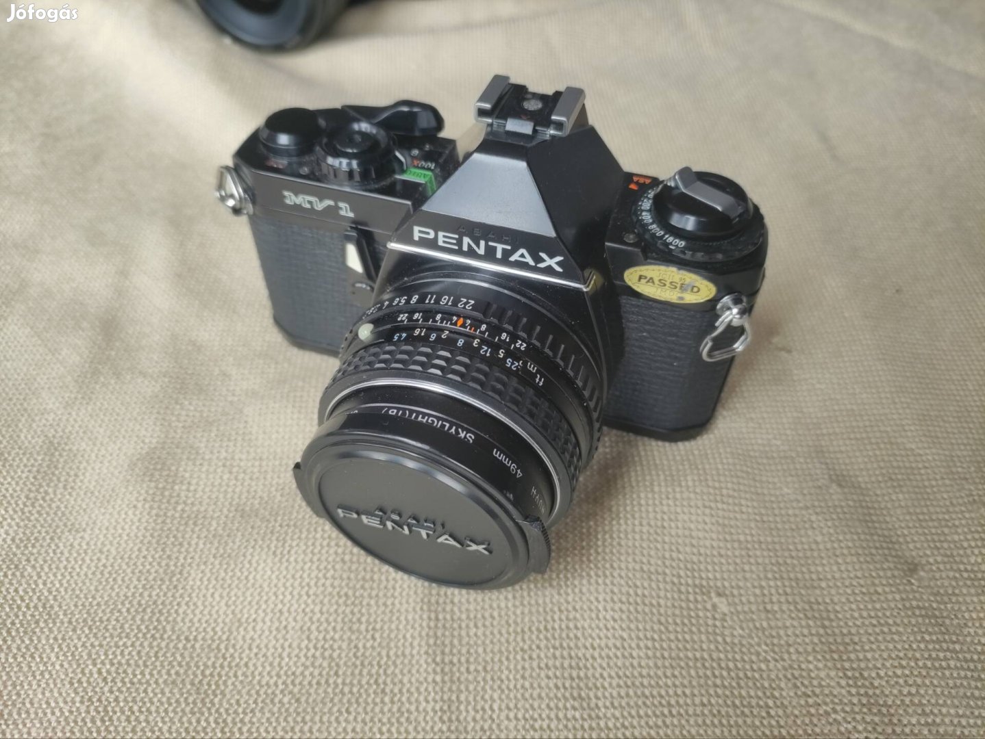 Pentax MV1 régi analóg filmes fényképezőgép szép és jó állapotú