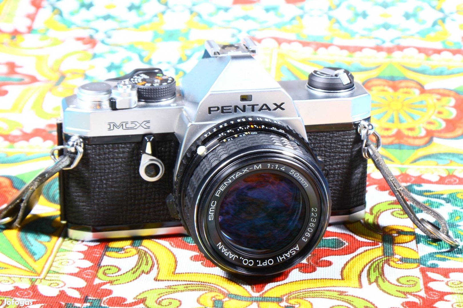 Pentax MX filmes fényképezőgép + 1.4 50 mm pentax m objektív 