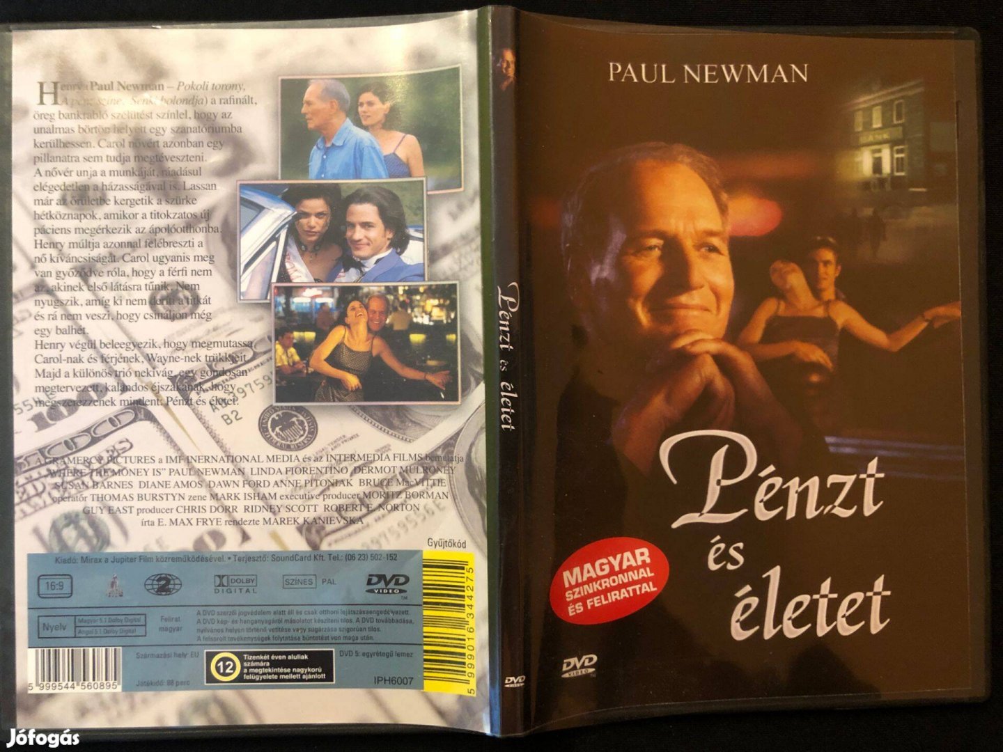 Pénzt és életet (Paul Newman, Linda Fiorentino) DVD