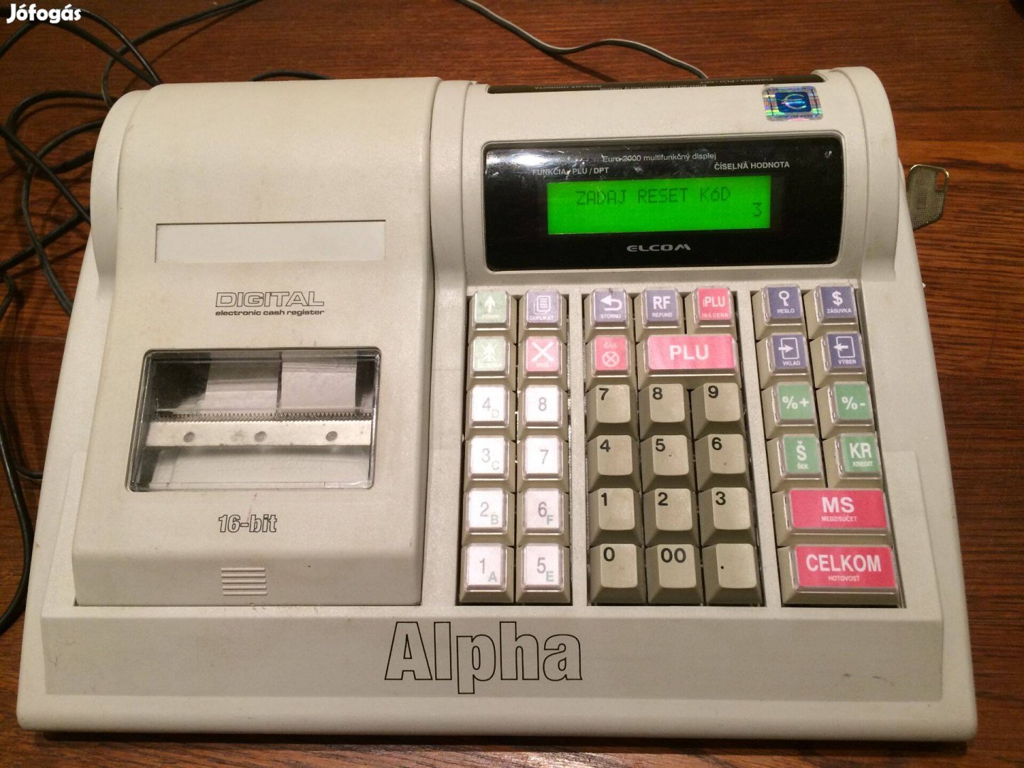Pénztárgép Elcom 2000 Alpha