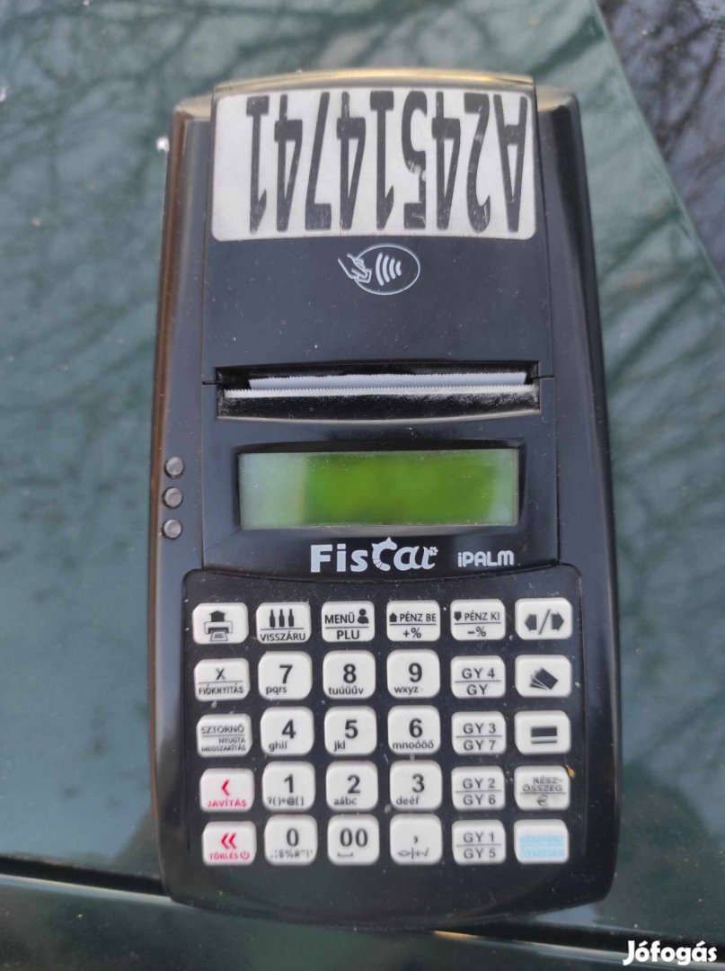 Pénztárgép Fiscar ipalm +GPS
