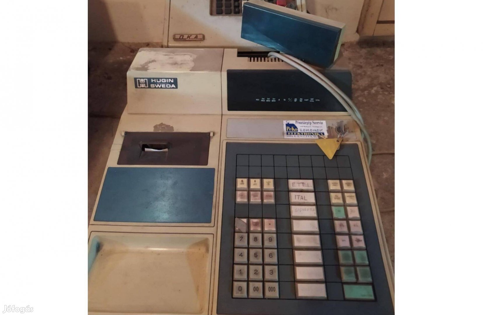 Pénztárgép retro Sweda