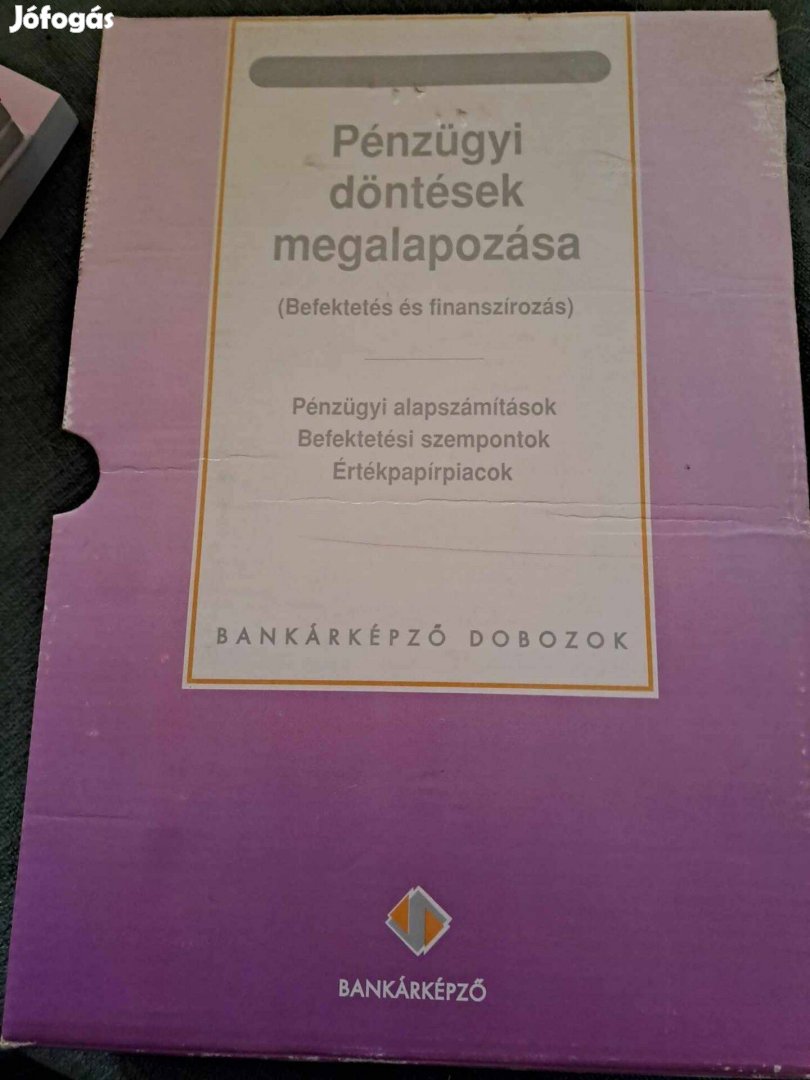 Pénzügyi döntések megalapozása (Bankárképző dobozok)