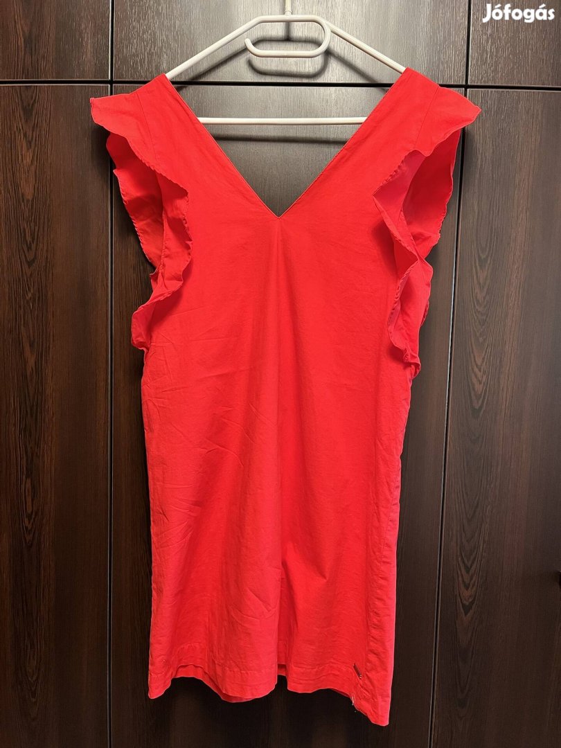 Pepe Jeans női ruha, miniruha L méretben, piros színben eladó.