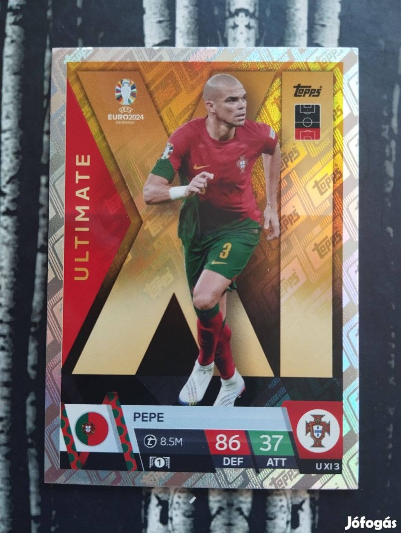 Pepe (Portugália) Ultimate XI Euro 2024 focis kártya