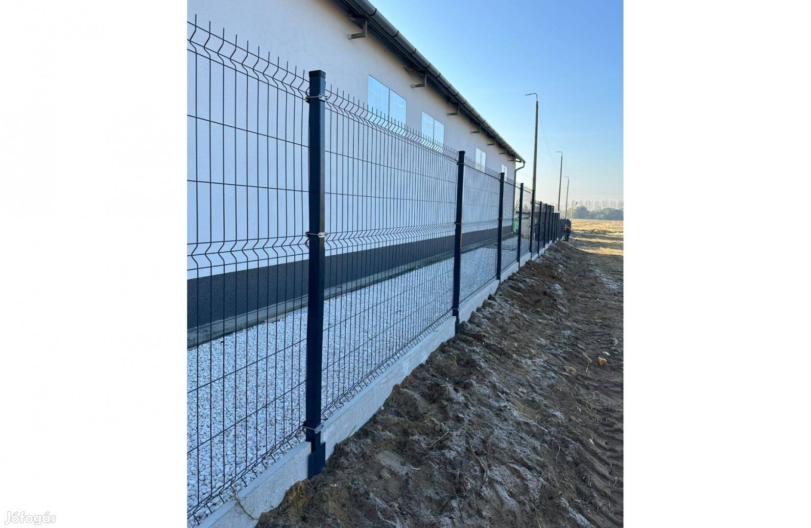 Pepefence - 4mm - 3D Táblás kerítés / Kapu / Oszlop / Rögzítő bilincs