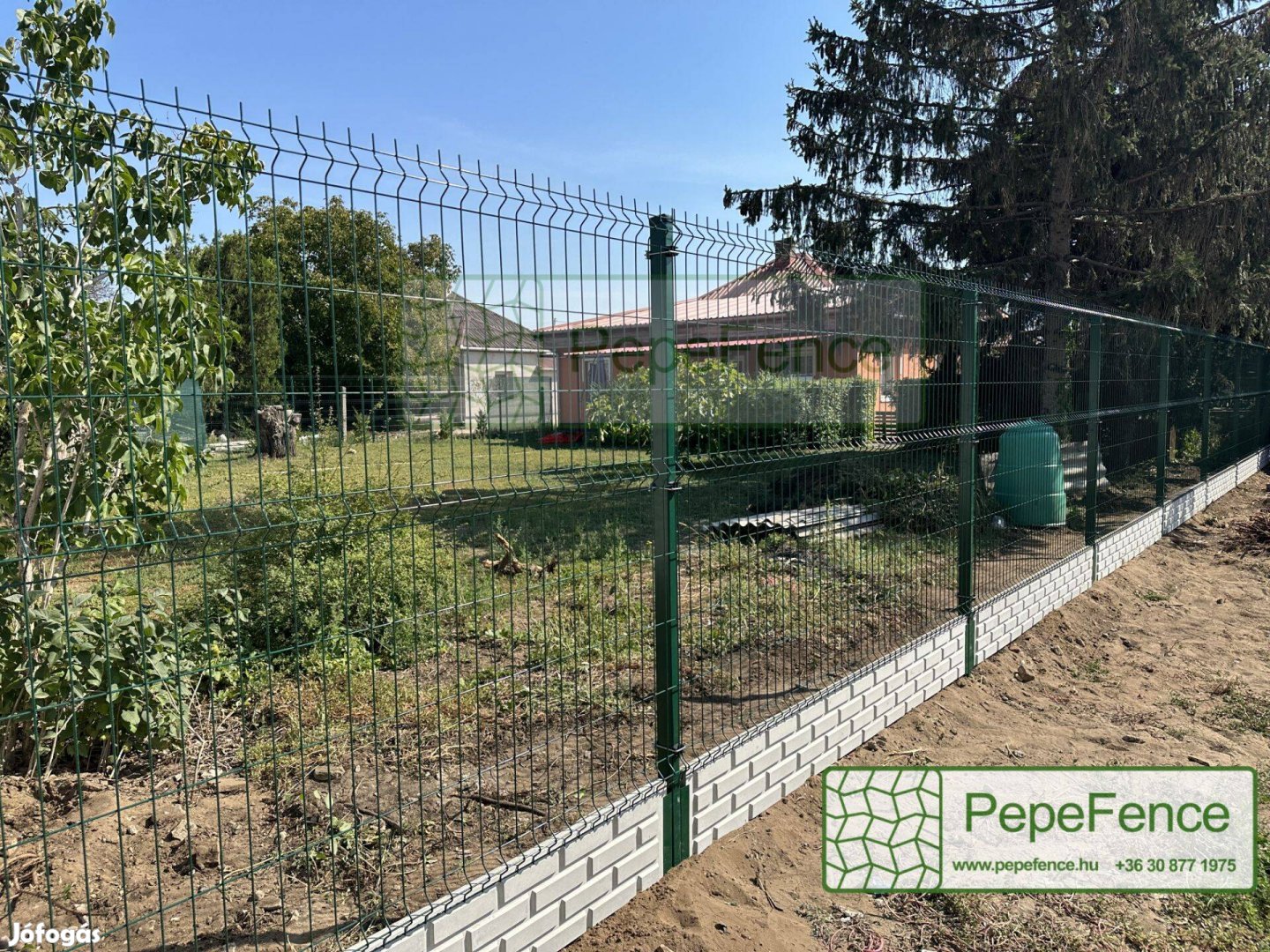 Pepefence - 4mm - 3D táblás kerítés, kiegészítő - Készletről, azonnal!
